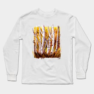 Birch Trees Long Sleeve T-Shirt